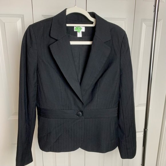 LOFT 100% Wool Black Jacket - Picture 1 of 3